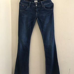 Straight flare low rise Hudson jeans